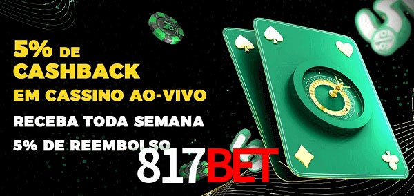Promoções do cassino ao Vivo 817Bet